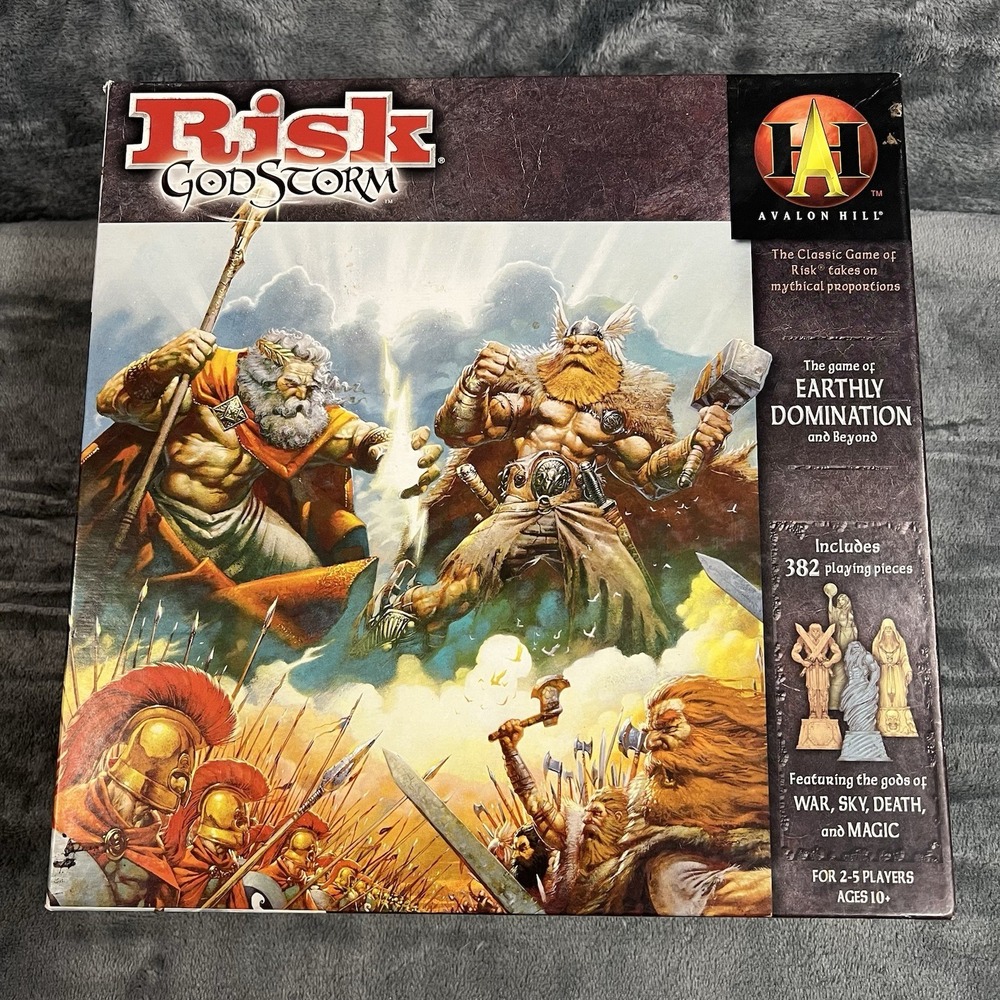RISK Godstorm War Board Game God Storm Avalon Hill Wizards Of The Coast